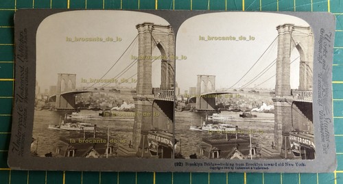 Carte photo stéréo underwood - stéréo,