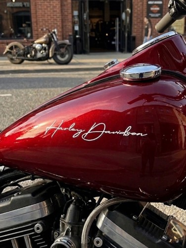 Harley davidson vinyl sticker - harley,