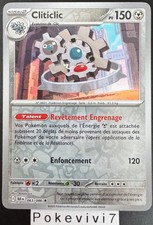 Carte Pokemon CLITICLIC 063/086 REVERSE EV10.5 Foudre Noire BLK FR NEUF