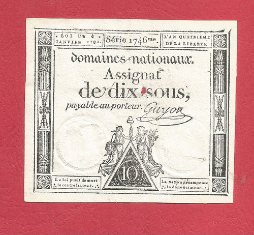 Assignat sous 4 janvier - assignat,