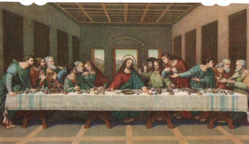 Image pieuse cène - cène,