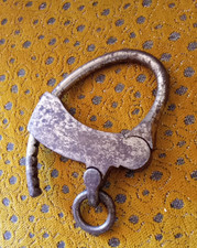 Ancienne Menotte de Police 1900's (sans clef) Curiosa Prison Justice Entrave