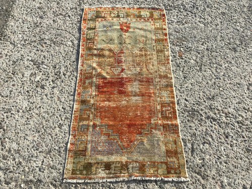 Tapis oushak vintage fait - oushak,