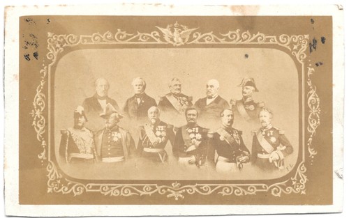Photo cdv mosaique maréchaux - mosaique,
