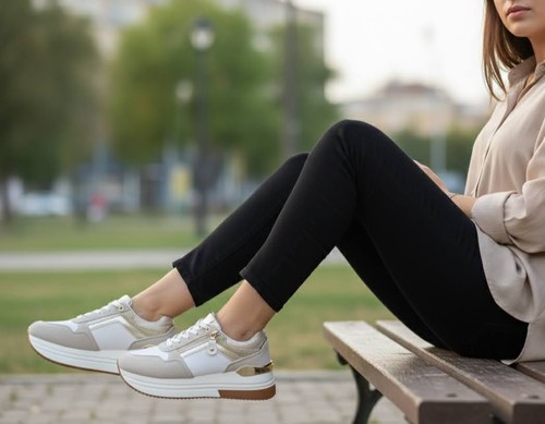 Sneakers féminin beige - féminin,