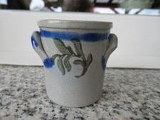 Petit pot peint main grès - pot,