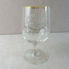 Ancien verre à bière, Roemer Pils, Brasserie du Romain, Pfaffenhoffen