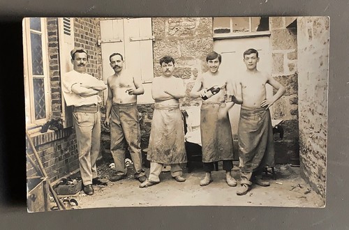 Carte photo ancienne groupe - carte,