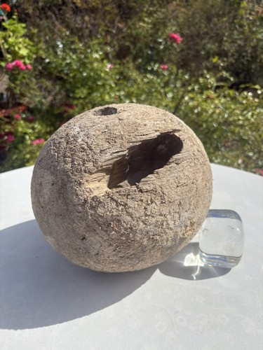 Ancienne boule bois - boule, en