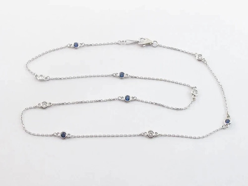 Collier blanc 14 carats - collier, or