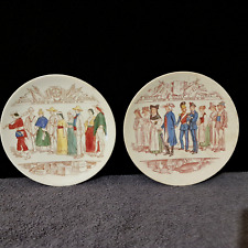 2 assiettes en faïence de