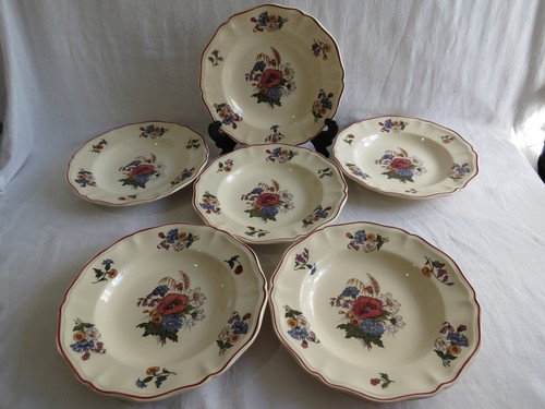 Assiettes creuses - 6,