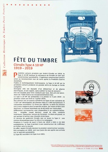 Citroen type a10 auto - hp,