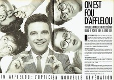 Publicité Advertising 057  1985  Alain Afflelou (2pages) opticien lunettes