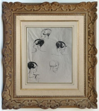 GEORGES GOURSAT dit SEM (1863-1934) DESSIN PORTRAIT DE MADAME POLIGNAC (97)