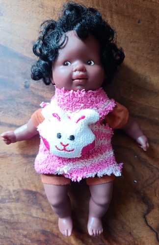 Vintage poupée créole noire - poupée,