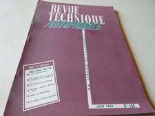 Simca Aronde de 56 a 58 et Montlhery - RTA 146 - 1958 - Revue Technique Automobi