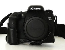 Canon EOS 760D + Chargeur + 2 batteries Canon + demi-étui protecteur + Sac photo