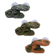 Rampe D'escalade de Tortue pour Aquarium avec étape de Résine et Quai Flottant