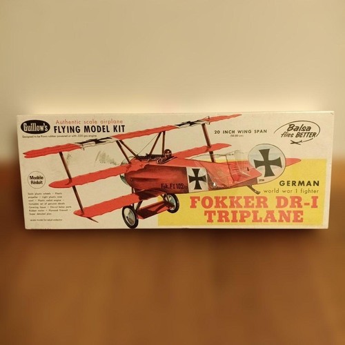 Guillow balsa kit fokker - balsa, el