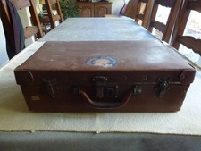Ancienne valise cuir - ancienne,