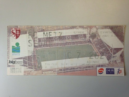 Ticket match metz - match, fc