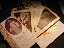 UN LOT D'ENVIRON 40 CARTES RELIGIEUSES.