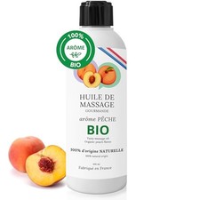 Huile de Massage Comestible Érotique Sensuel Chauffante Relaxante BIO Profess...