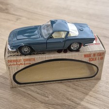 SUPERBE CHEVROLET CORVETTE MEBETOYS ANCIENNE ITALIE ÉTAT NEUF EN BOÎTE #A22