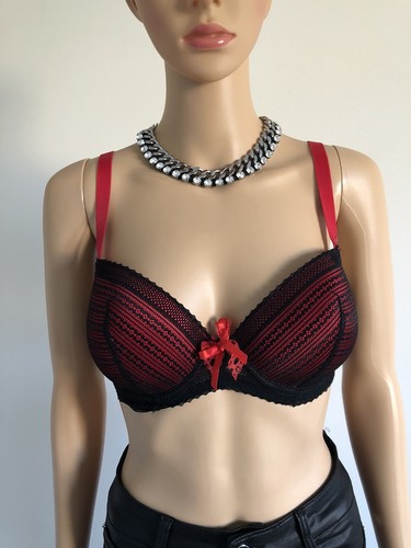 Soutien gorge rouge - , noir