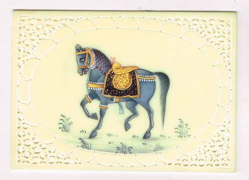 Cheval peinture main - cheval, miniature