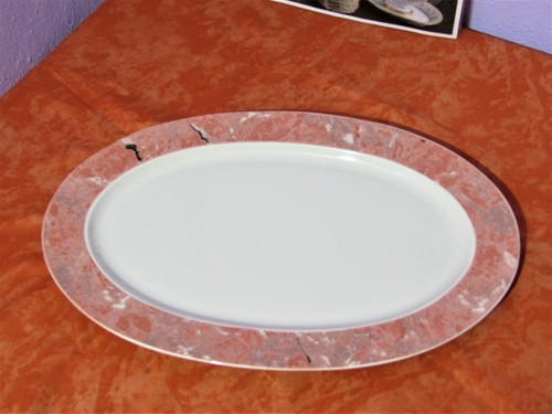 Grand plat ovale - villeroy, et