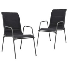 2x Chaises Empilables de