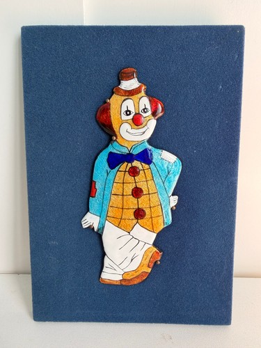 Clown émail limoges - clown,