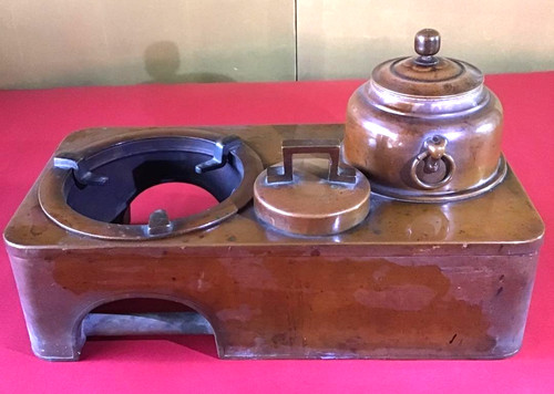 Ancien petit pot cuivre - petit, en