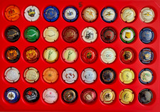 Lot de 40 capsules de champagne sans double