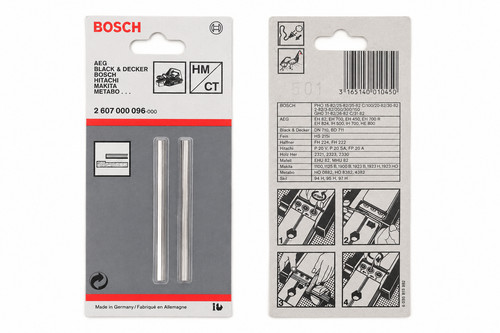 Bosch lame rabot carbure - lame, hm/ct