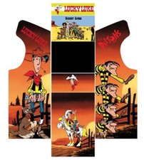 Stickers Borne Arcade (Mame ou Euro ou Personnalisé) - Lucky Luke