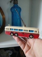 Rare jouet ancien à Clé Trolleybus ITES Autobus Bus Parisien No Berliet Schuco