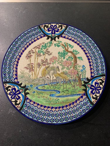 Assiette emaux longwy - assiette,