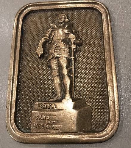 Plaque medaille bronze - en,