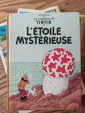 Tintin L'étoile Mystérieuse, 1980, Hergé, BD, Milou, Reporter, vintage