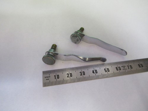 Paire clips microscope - clips,