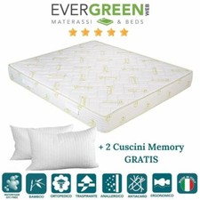 Matelas orthopédique en Mousse Confortable lit Simple Double H 20 Tissu Bambou