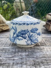 Sucrier - Gien modèle Cactus - Bleu - Terre de Fer