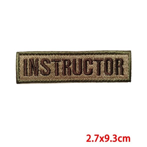 écusson brodé instructor - Écusson,