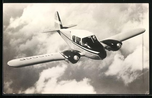 Carte postale avion - , piper
