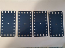 MECCANO LOT DE 4 PLAQUES EN