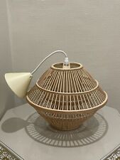 LAMPE SUSPENSION DESIGN JAPON FABRIQUE MAIN CADRE BAMBOU DESIGN CONTEMPORAIN