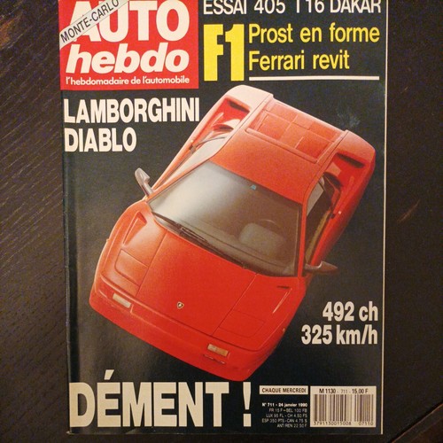 Auto hebdo 711 - peugeot, 405